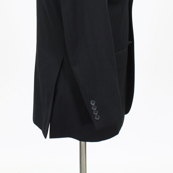 Pronto Uomo 38L Gray Solid 2-Button Sport Coat Blazer Jacket B419 - Picture 8 of 11